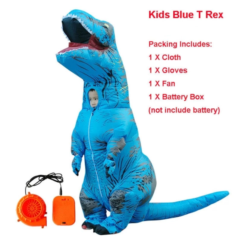 Inflatable Blow Up T REX Dinosaur Costume