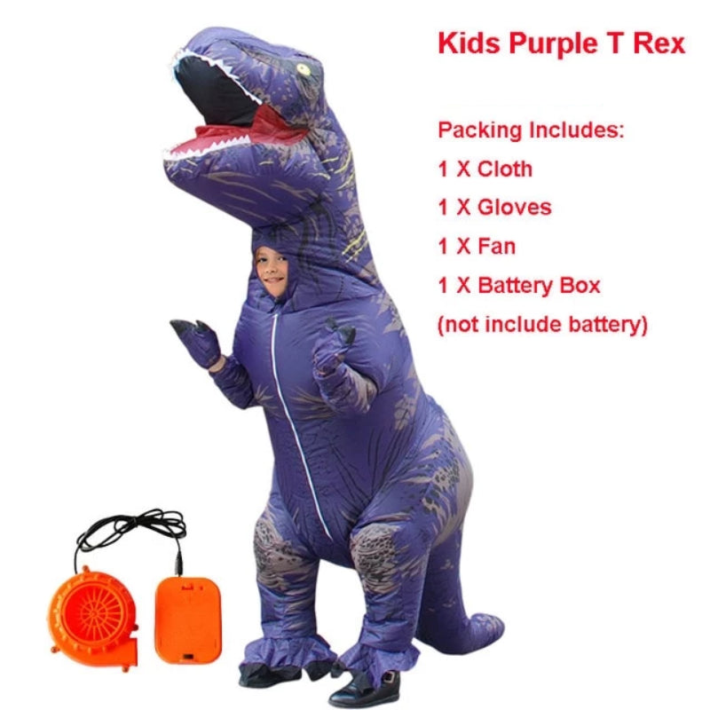 Inflatable Blow Up T REX Dinosaur Costume