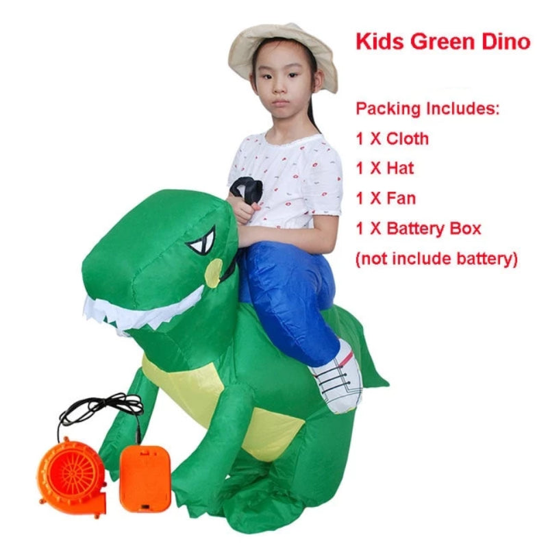 Inflatable Blow Up T REX Dinosaur Costume