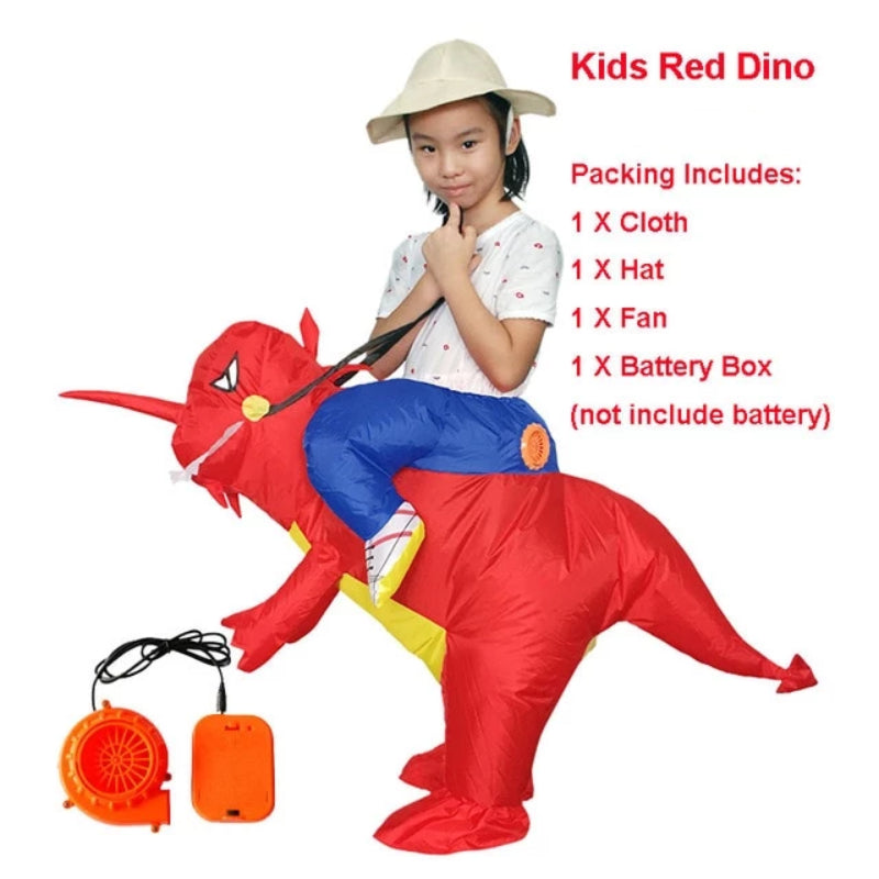 Inflatable Blow Up T REX Dinosaur Costume