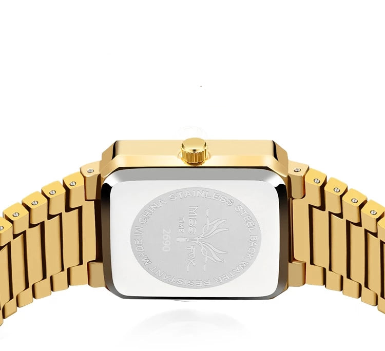 Women's Elegant Quartz Square Watch