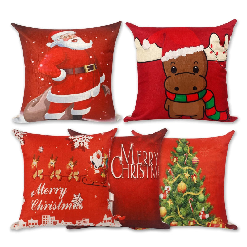 Christmas Decorative Pillow Case Cover