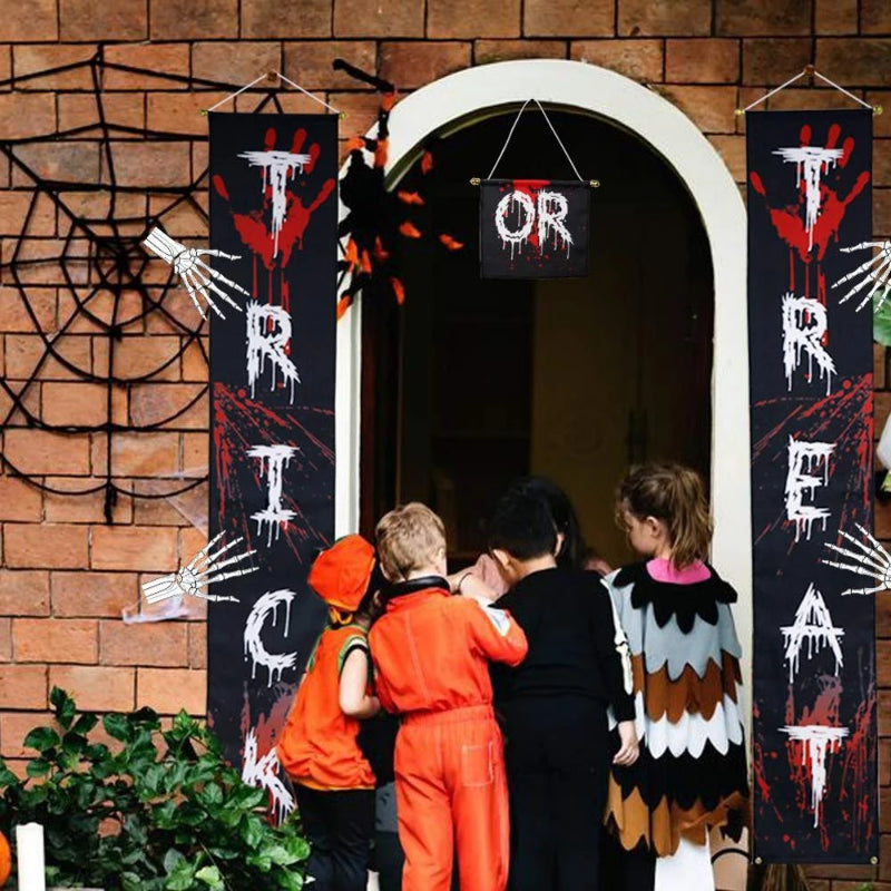 Halloween Treat Or Trick Banner Decoration