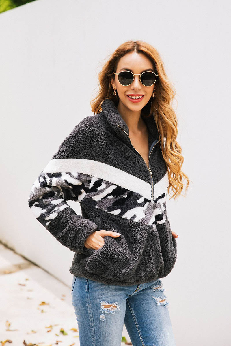 Women's Disruptive Patchwork Pullover Fleece