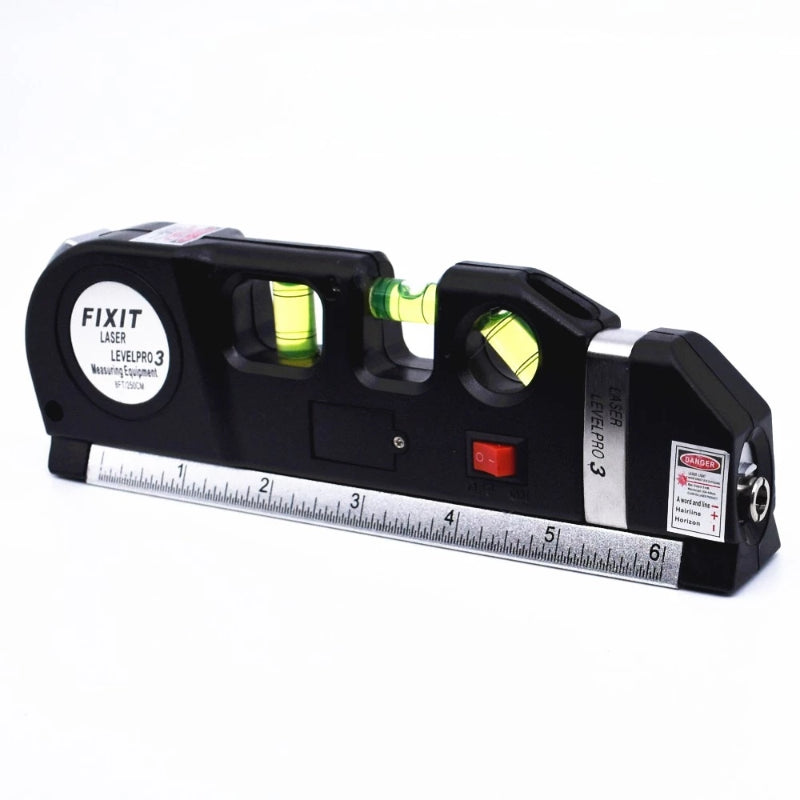 4 in 1 Cross Projects Vertical Horizontal Laser Level Ruler