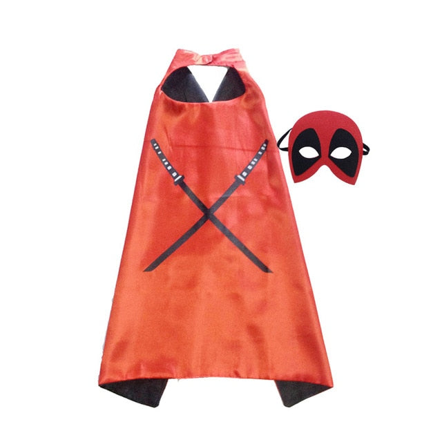 Halloween Superhero Capes with Masks for Kids