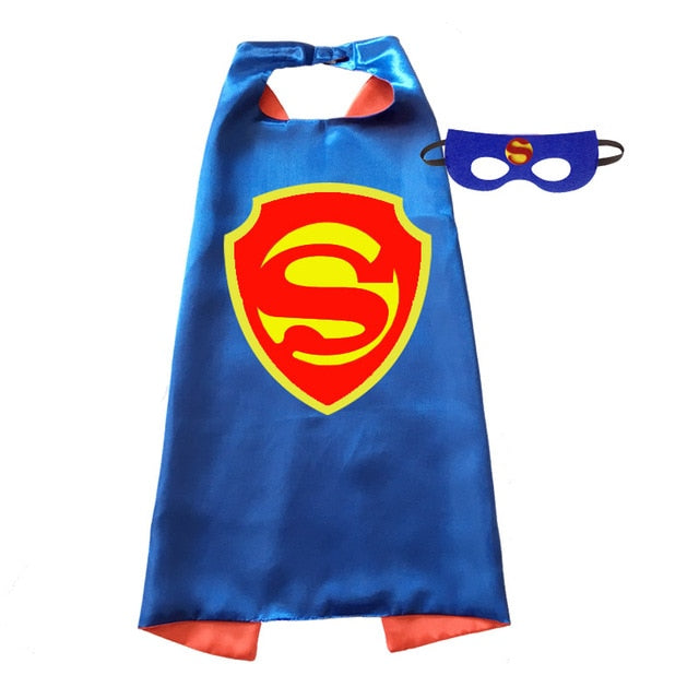 Halloween Superhero Capes with Masks for Kids