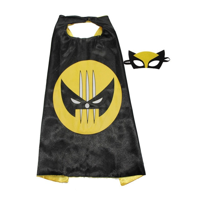 Halloween Superhero Capes with Masks for Kids