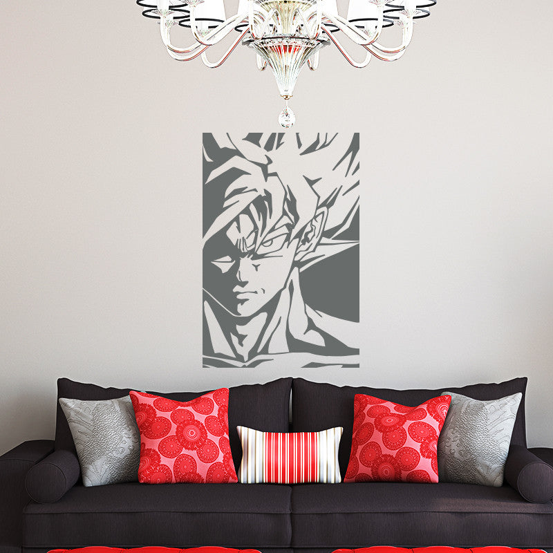 GOKU Dragon Ball Z Decal Removable Wall Sticker Graphic