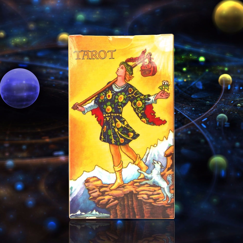 Full English radiant rider wait tarot cards factory made high quality tarot card with colorful box, cards game, board game