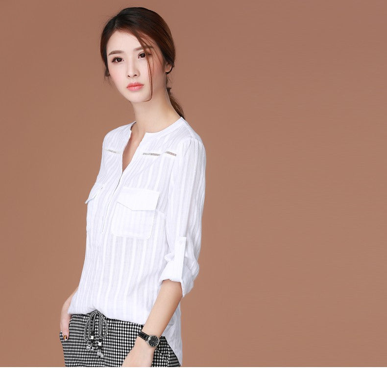 Blusas Femininas E Camisas Long Sleeve Shirt Women Clothes White Blouse Plus Size Korean Fashion Clothing Chemise Femme