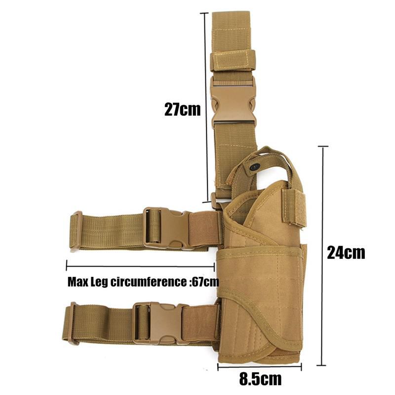 Outdoor Multi-Function Tactical Thigh Wrap-Around Holster