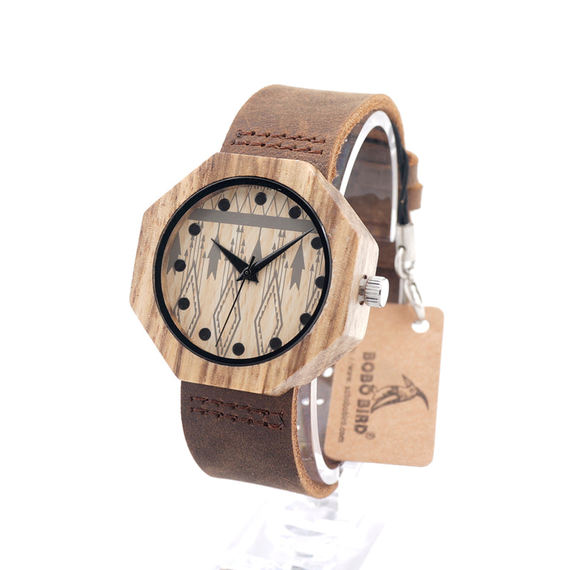 Watch Women BOBO BIRD Wood Watches for Ladies Wristwatch Female Clock Quartz-watch Relogio Feminino Montre Femme C-D04