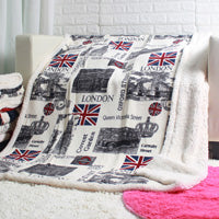 USA, US, UK, England throw blankets