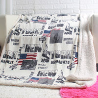 USA, US, UK, England throw blankets