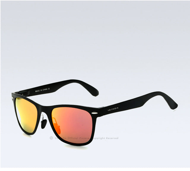 VEITHDIA Brand Unisex Aluminum Square Men's Polarized Mirror Sun Glasses Female Eyewears Accessories Sunglasses For Men VT2140