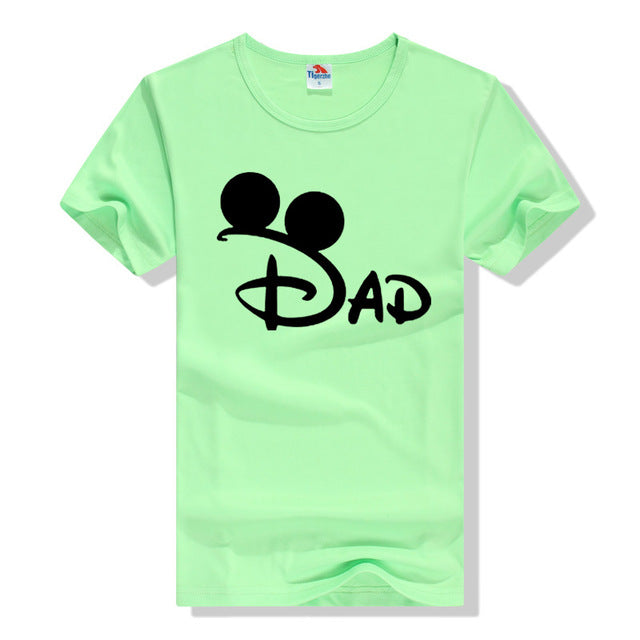 Men's Print DAD O-Neck T-Shirt