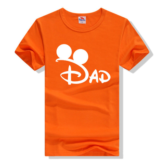 Men's Print DAD O-Neck T-Shirt