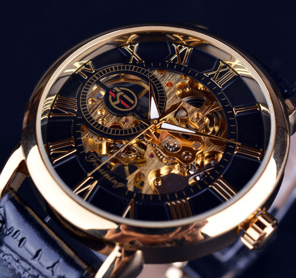 Men's Luxury Hollow Engraving Watch