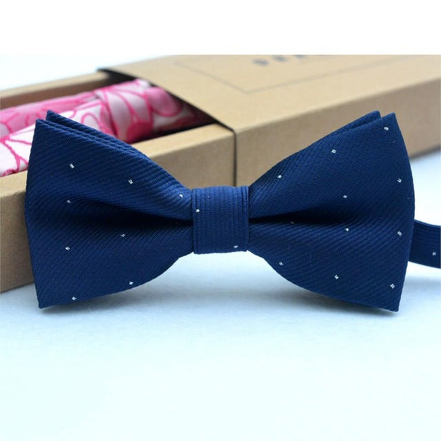 Children Bow Tie Baby Boy Kid Clothing Accessories Solid Color Gentleman Shirt Neck Tie Bowknot Dot