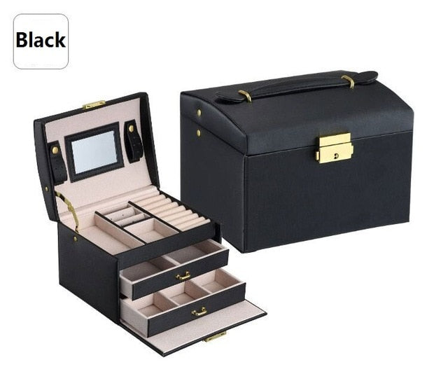 Exquisite Jewelry & Makeup Organizer Case