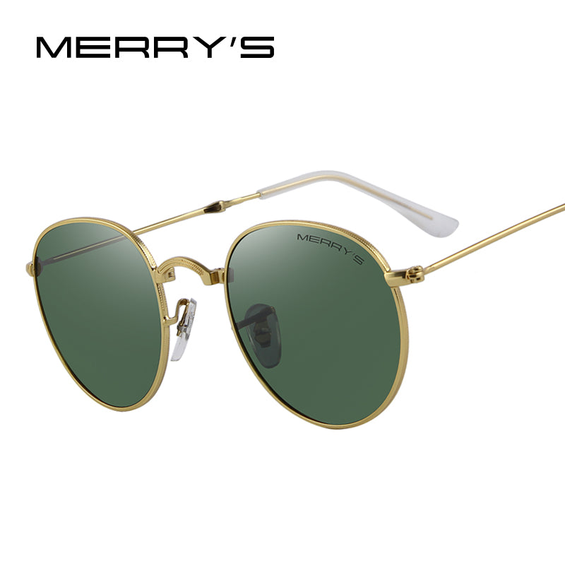 MERRY'S Retro Women Folded Sunglasses Men Classic Polarized Oval Sunglasses S'8093