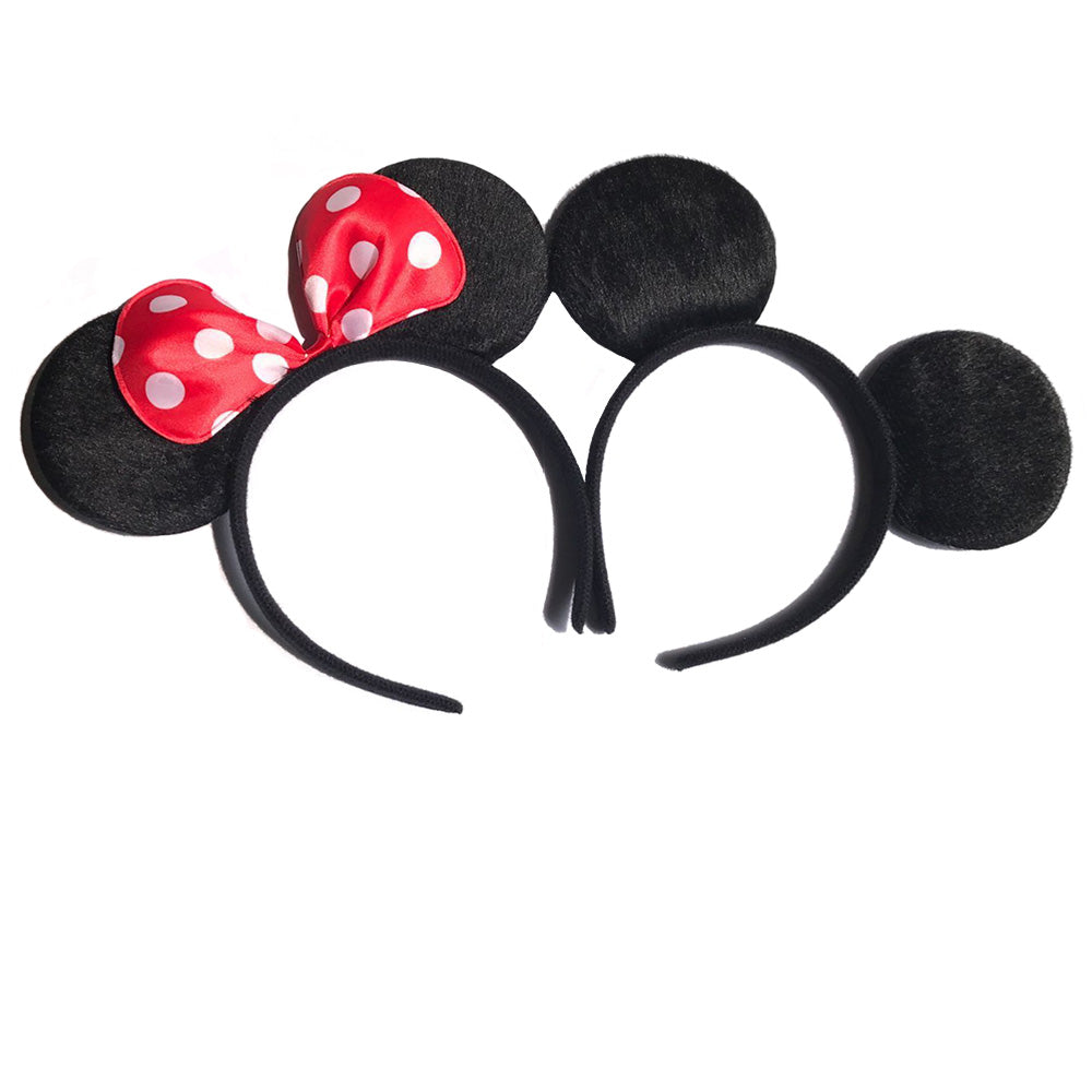 12 Piece: Kids Minnie/Mickey Ears Headband