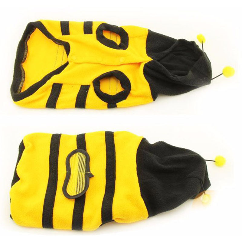 Cute Cat Soft Fleece Bee Costume