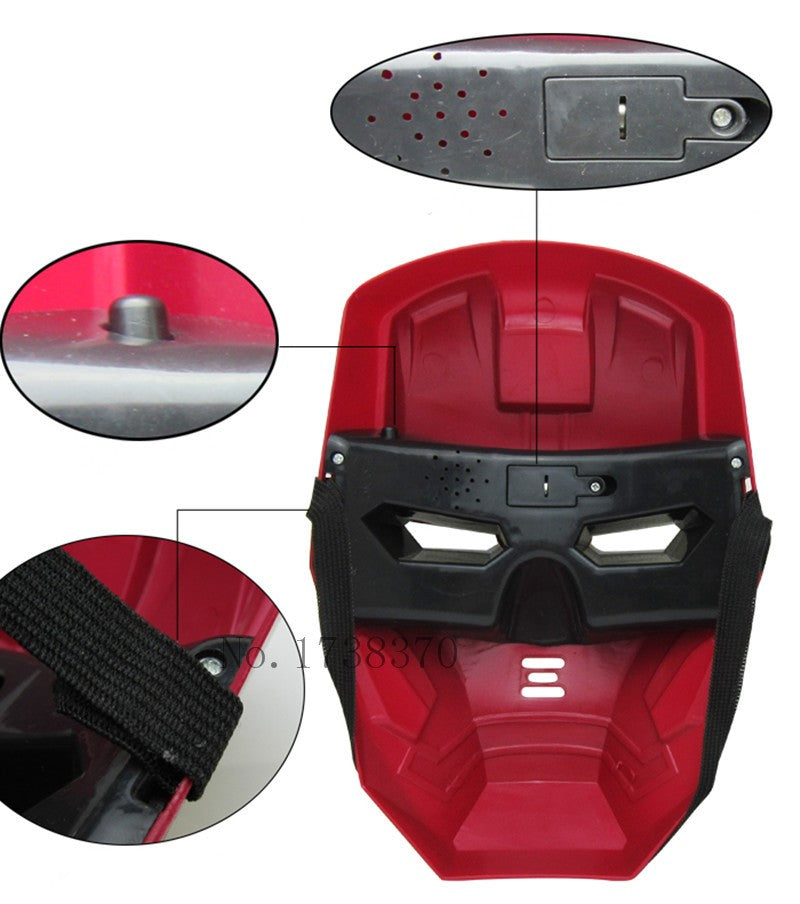 The Avengers Superhero LED Iron Man Mask