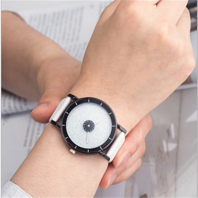 Women's Starry Sky Leather Strap Quartz Watch