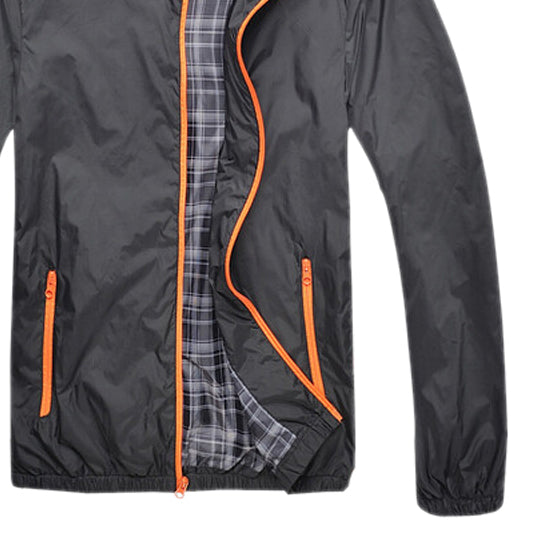 TFGS Man Waterproof Jackets Spring Autumn Men Sportswear Fitness Windbreaker Zipper Coats