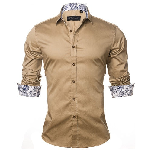 Men's Slim Fit 100% Cotton Dress Shirt