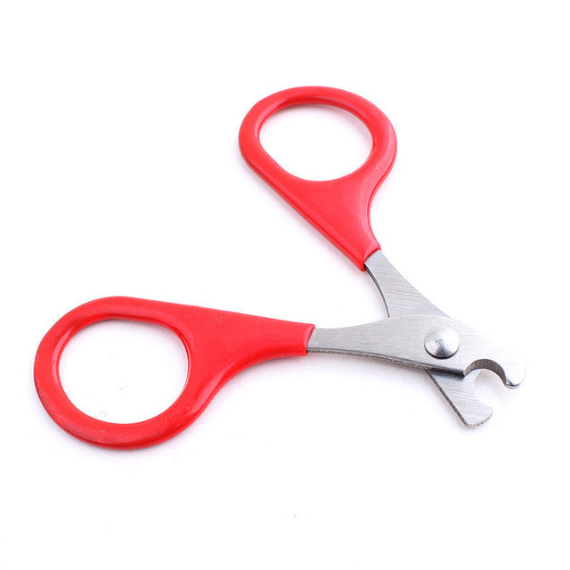 8cm Pet product red small dogs with pet nail scissors Cats use nail clippers Pet Cat Tools Supplies 6ca084