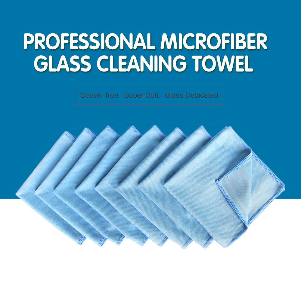 8 Pack: Microfiber Automobile Cleaning and Polishing Towels
