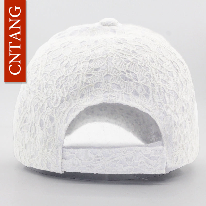 Women's Summer Lace Mesh Snapback Baseball Cap