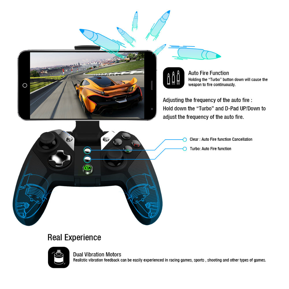 GameSir G4s Bluetooth Gamepad  Wireless  Controller