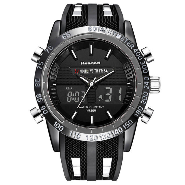 Luxury Brand Watches Men Sports Watches Waterproof LED Digital Quartz Men Military Wrist Watch Clock Male Relogio Masculino
