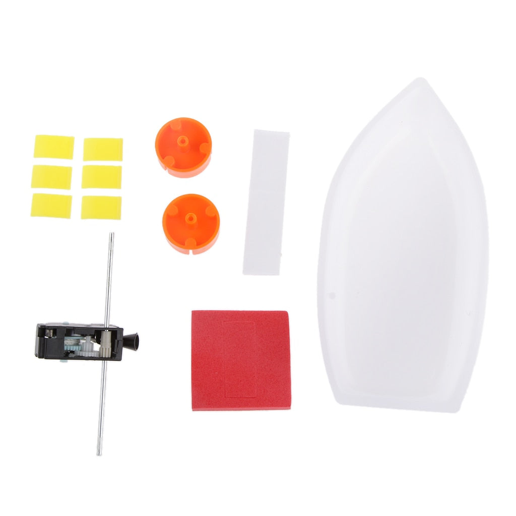 1PC Plastic Science Technology Experiment DIY Educational Boat Toys