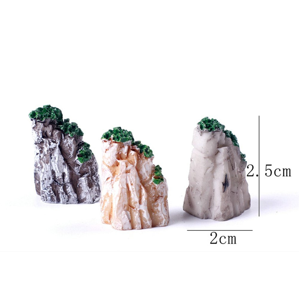 5 Pack: Decorative Mini Mountain Bonsai Garden Ornaments