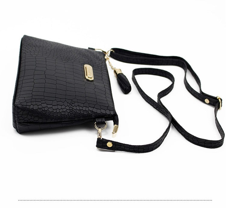 crocodile women leather messenger bags Shoulder mini bag Crossbody bag