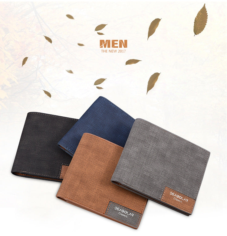 Men's Vintage Slim Classic Leather Wallet