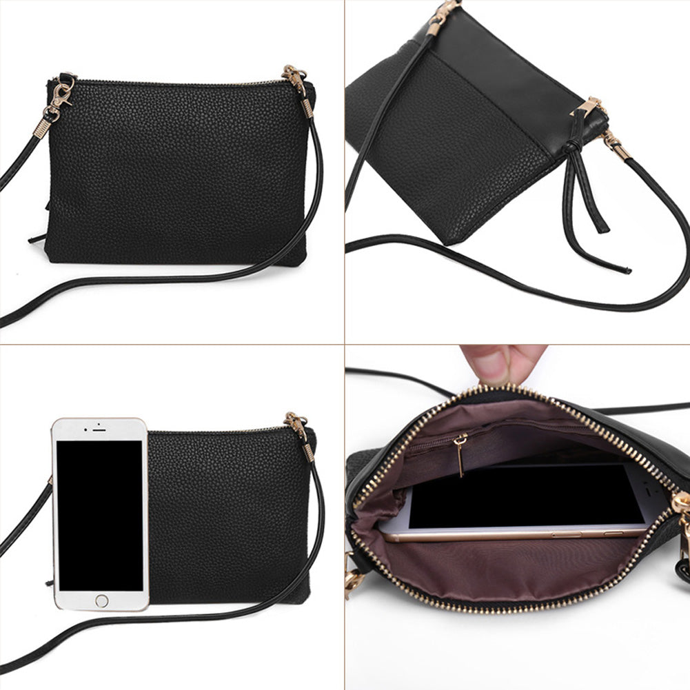 New PU Leather Women Small Messenger Bag Sling Shoulder Bags Fashion Female Shoulder Crossbody Bags Women Mini Clutch Handbags