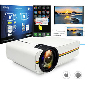 Mini Wired WiFi Home Theater Projector