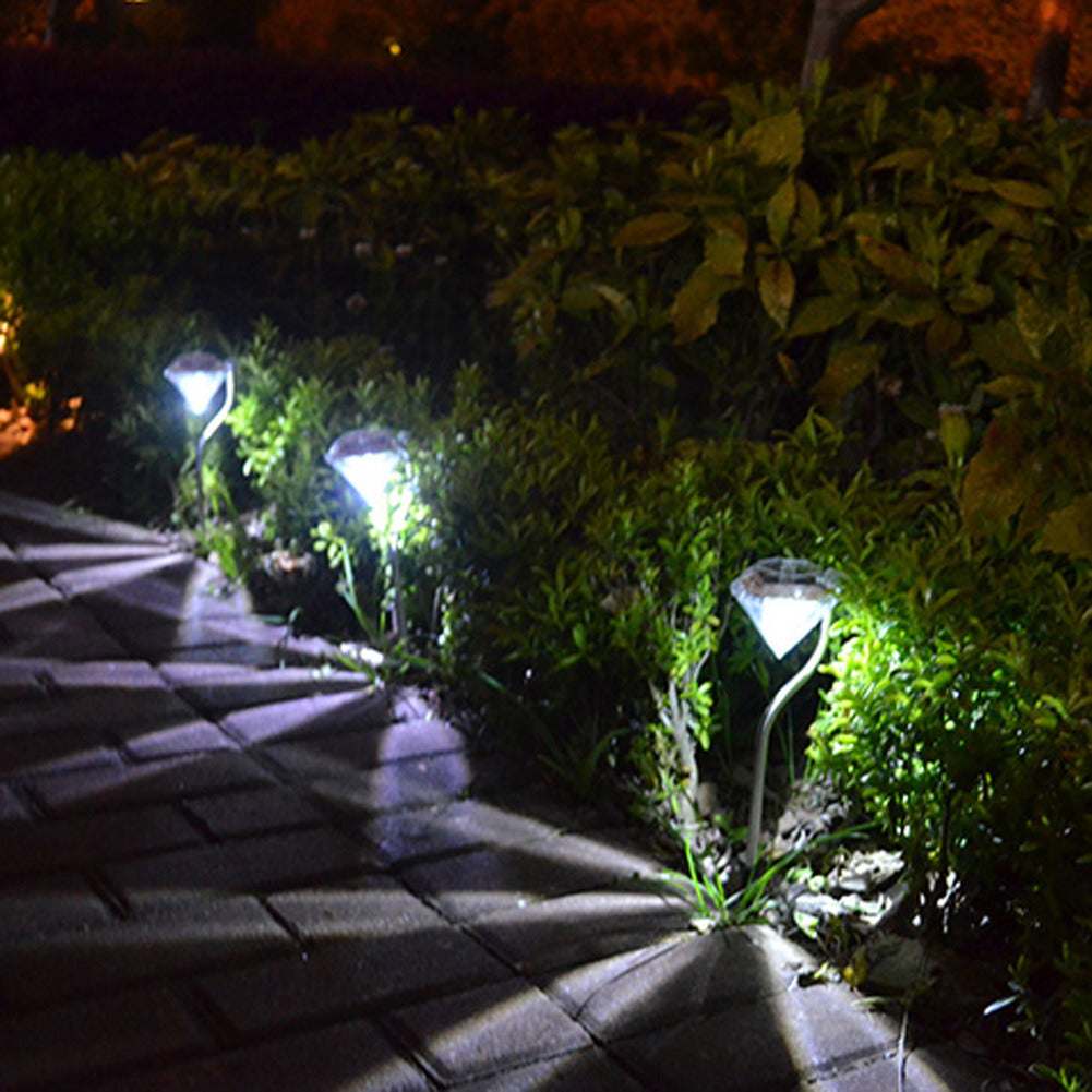 4pcs/lot Waterproof Outdoor Solar Power Lawn Lamps LED