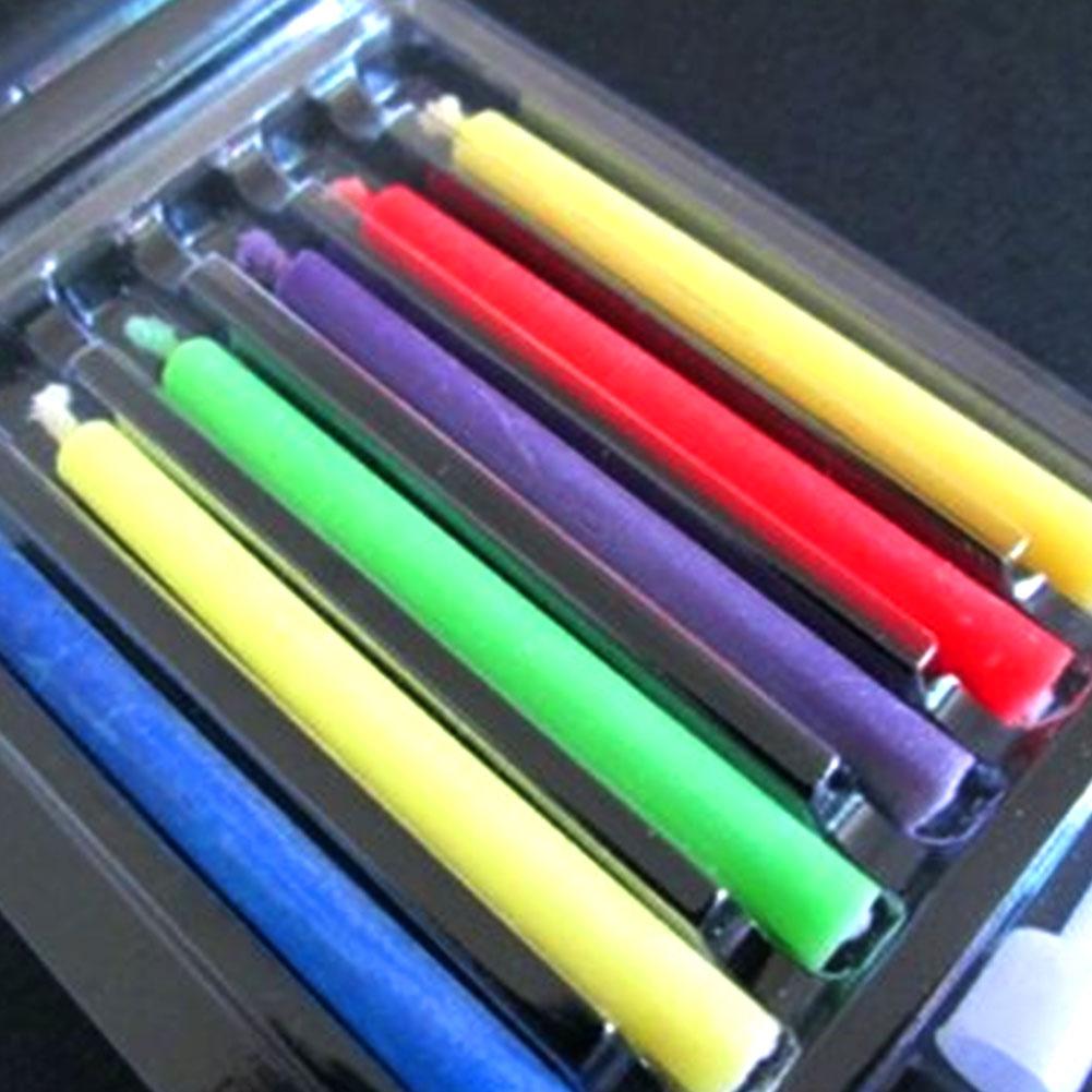 6Pcs Colored Birthday Cake Candles