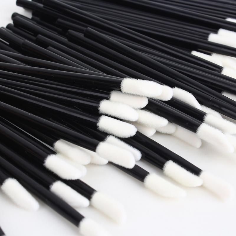 Women Accessories 100 PCS Disposable Lip Brush Gloss Wands Applicator Perfect Best Make Up Tool HS