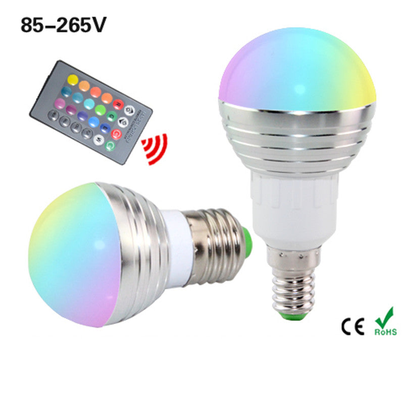 RGB LED Dimmable Magic Remote Control Light Bulb