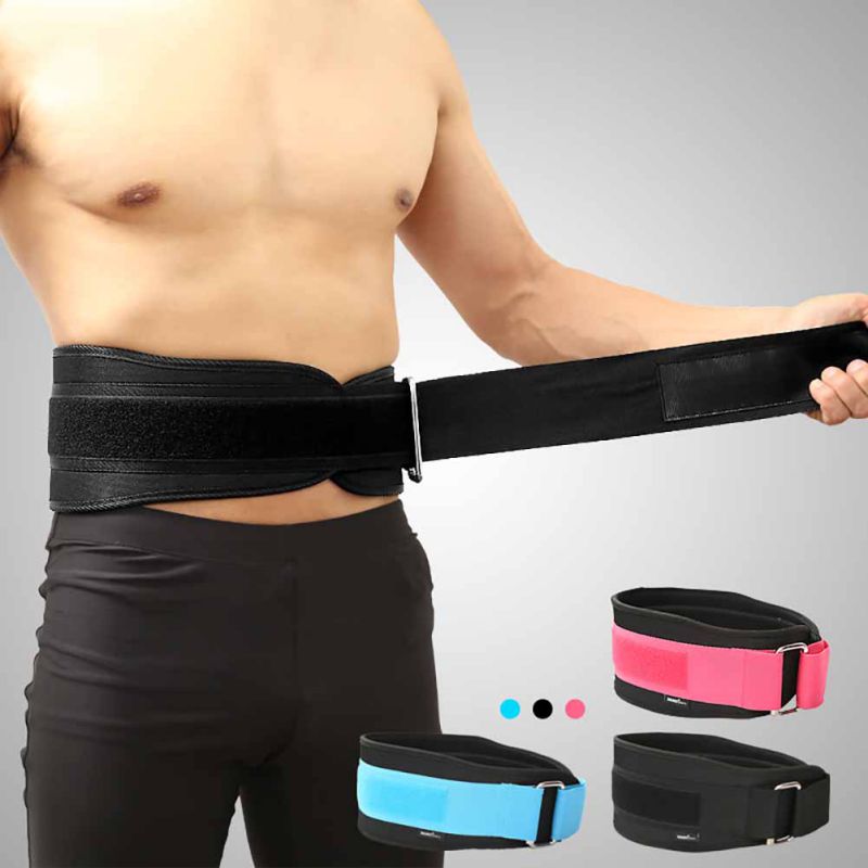 Training Fitness Protector Belt Weight Lifting Nylon EVA Weightlifting Squat Belt Lower Back Support Gym Bodybuilding Squats