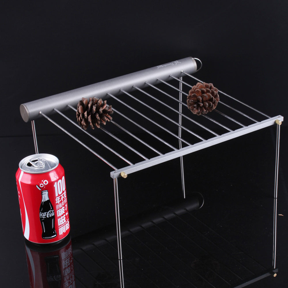 BBQ Grill Outdoor Camping Hiking Picnic Barbecue Protable Stainless Steel Cooking Accessories Camping Gear