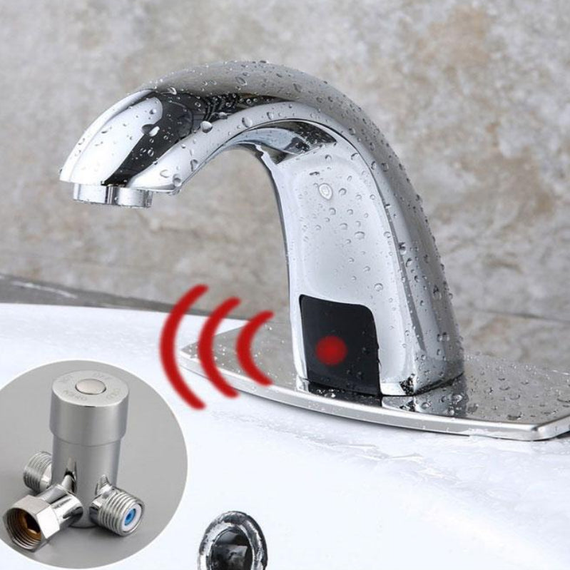 Hot & Cold Bathroom Automatic Touch Free Sensor Faucet